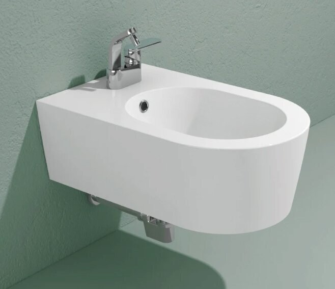 FLAMINIA - LINK BIDET SOSPESO MONOFORO CON TROPPOPIENO BIANCO 5051/B