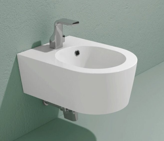 FLAMINIA - MINI LINK BIDET SOSPESO MONOFORO CON TROPPOPIENO BIANCO 5065