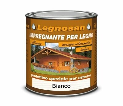 VELECA - LEGNOSAN BIANCO ML. 750 IMPREGNANTE ALL'ACQUA PER LEGNO