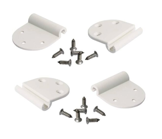 ASG - KIT 4 CERNIERE DI RICAMBIO COPRIWATER BIDET PER 120-320
