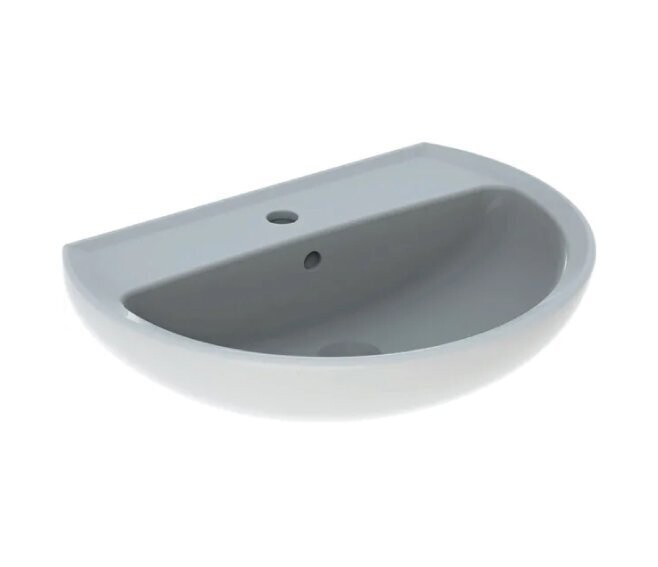 GEBERIT - COLIBRÌ LAVABO 60 CM. MONOFORO IN VETROCHINA BIANCO 500.887.00.1