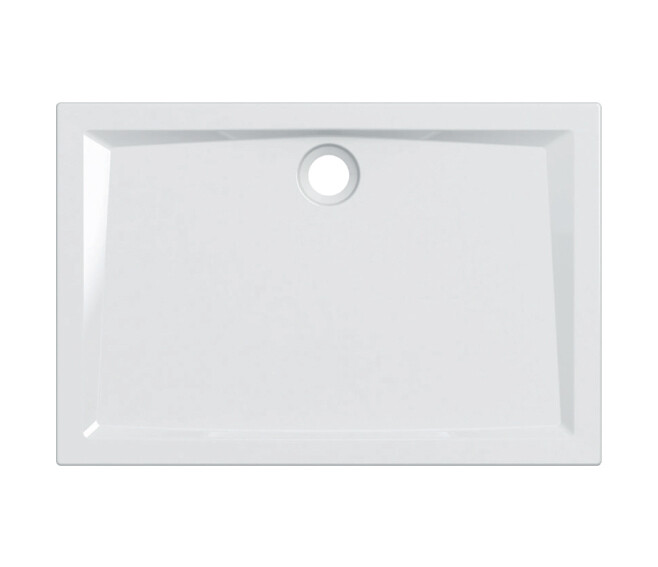GEBERIT - PIATTO DOCCIA RETTANGOLARE 120X80 H.6 CM. TIPO 60 BIANCO IN GRES FINE PORCELLANATO 550.057.00.1