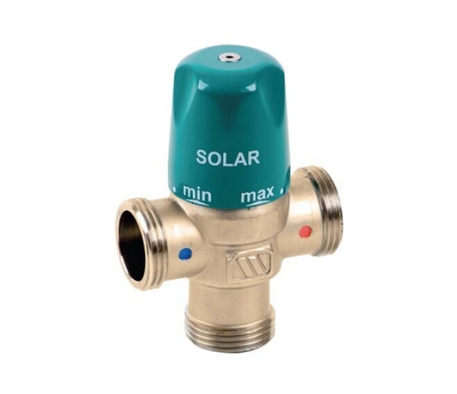 WATTS - MMV-S VALVOLA MISCELATRICE TERMOSTATICA 1" RACCORDO 3/4" M PER IMPIANTI A ENERGIA SOLARE 97531