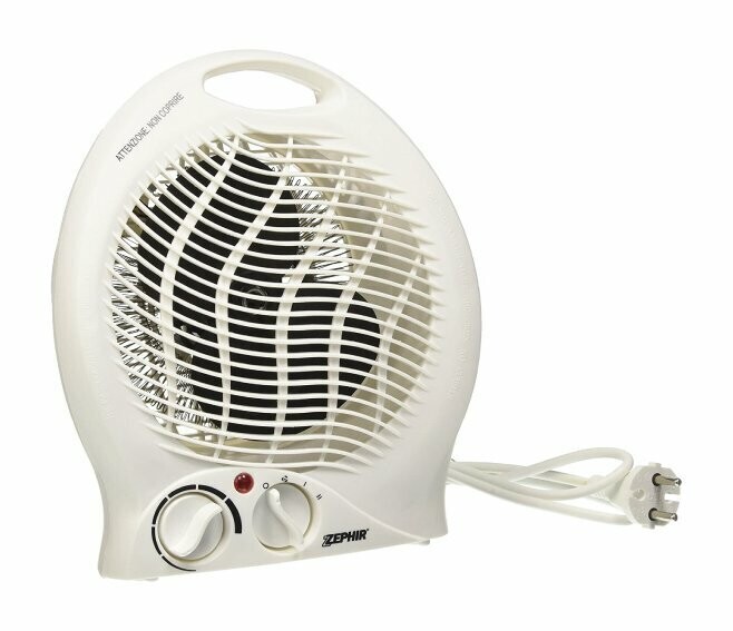 ZEPHIR - ZTRM1 TERMOVENTILATORE ELETTRICO A PAVIMENTO 2000W BIANCO