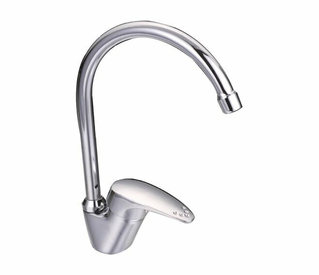 IDRO BRIC- PUNTO MISCELATORE MONOCOMANDO LAVELLO BOCCA ALTA CROMO Ø 40 MM.