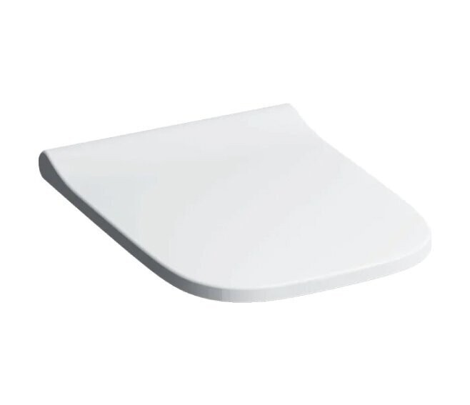 GEBERIT - SMYLE SQUARE SEDILE WC AVVOLGENTE A CHIUSURA RALLENTATA E SGANCIO RAPIDO IN DUROPLAST BIANCO 500.687.01.1