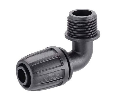 CLABER - BLOCK-SYSTEM RACCORDO A GOMITO FILETTO 1/2” 91019​