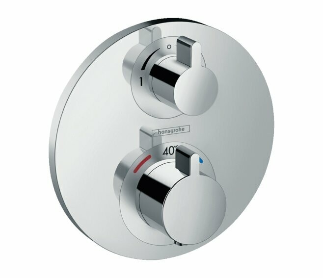 HANSGROHE - ECOSTAT S MISCELATORE TERMOSTATICO AD INCASSO 2 UTENZE 15758 HANSGROHE - ECOSTAT S MISCELATORE TERMOSTATICO AD INCASSO 2 UTENZE 15758
