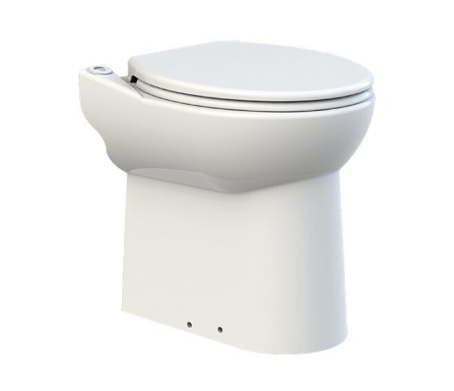 SFA SANITRIT - SANICOMPACT 43 SILENCE ECO+ UNITA' WC A PAVIMENTO COMPATTA CON INGRESSO LAVABO E SEDILE A CHIUSURA RALLENTATA CPT43LS