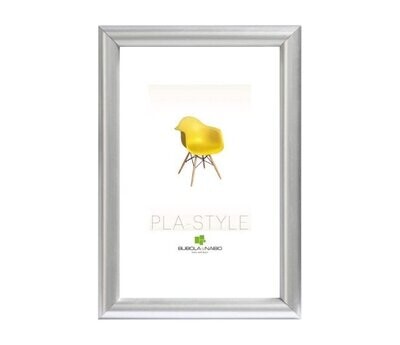 BUBOLA & NAIBO - CORNICE PLA-STYLE SERIE BASIC IN PLASTICA COLORE ARGENTO 30 X 40 CM. PLA01 AA 11