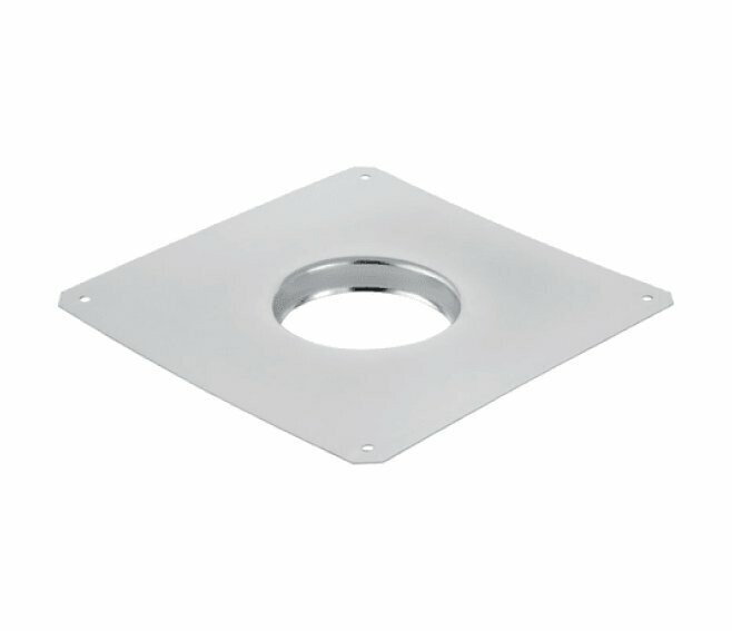 GEBERIT - BORDO PIATTO IN RAME STAGNATO 25X25 CM PER SIFONE A PAVIMENTO 388.123.24.1