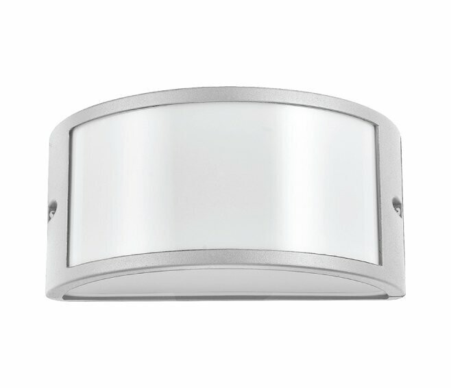 NOVA LINE - GIOTTO SILVER APPLIQUE DA ESTERNO 1XE27 IP54