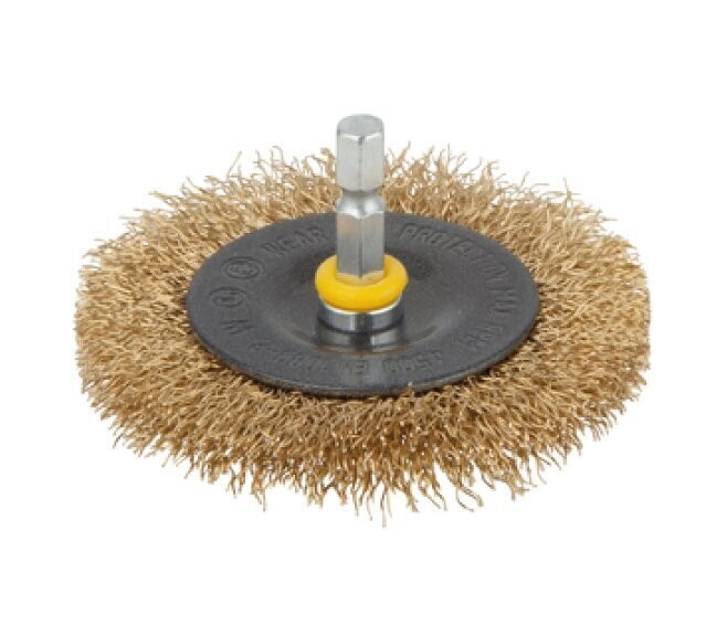WOLFCRAFT - SPAZZOLA A DISCO CON FILO DI OTTONE DN. 75 MM. 2110000