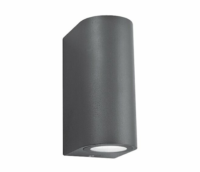 NOVA LINE - TIZIANO BR15D APPLIQUE DA ESTERNO GRIGIO SCURO 2xGU10, IP44
