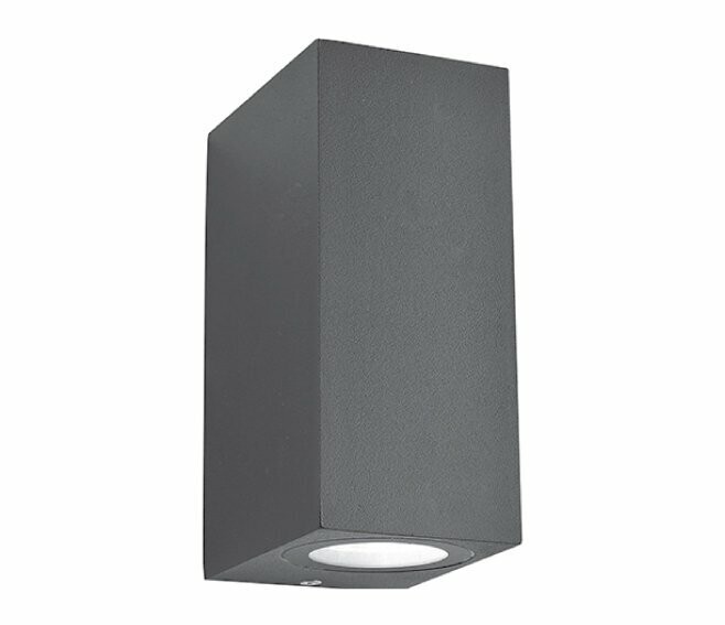 NOVA LINE - BOTTICELLI BH15D APPLIQUE DA ESTERNO GRIGIO SCURO 2xGU10 IP44