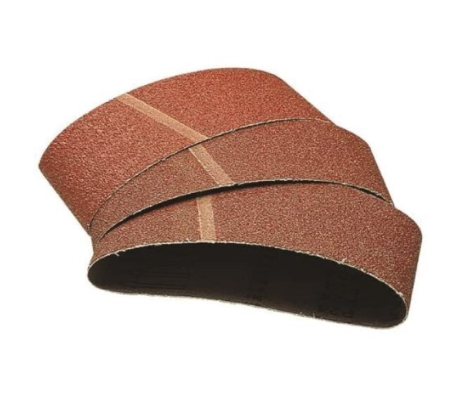 WOLFCRAFT - N.3 NASTRI DI TELA ABRASIVA 60 X 400 MM. GRANA 80 1954000
