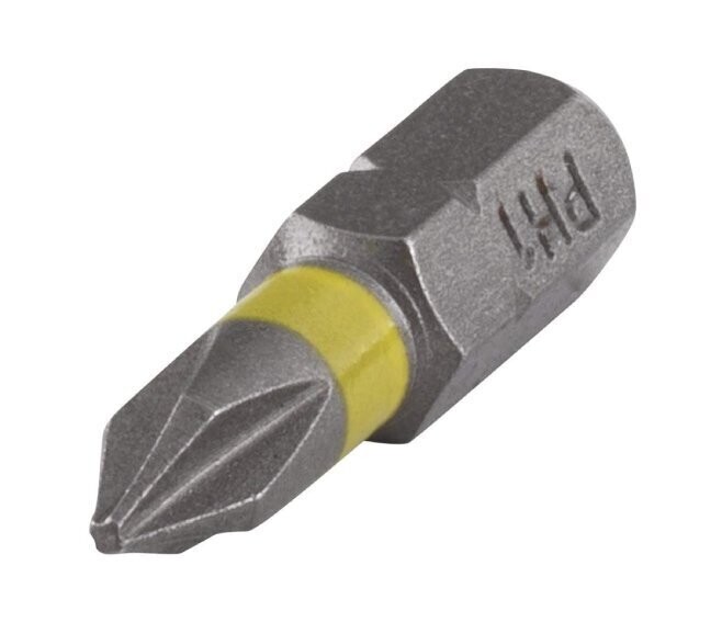 WOLFCRAFT - N.3 INSERTI SOLID A CROCE 25 MM. PER VITI CON IMPRONTA A CROCE PHILLIPS PH 1 1330000