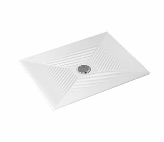 DOLOMITE - VELA PIATTO DOCCIA 91X73 CM. FILO PAVIMENTO J345800