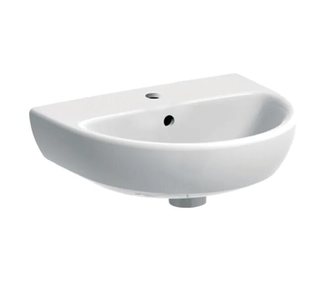GEBERIT - SELNOVA LAVAMANI 45 CM. MONOFORO IN VETROCHINA BIANCO 500.324.01.7