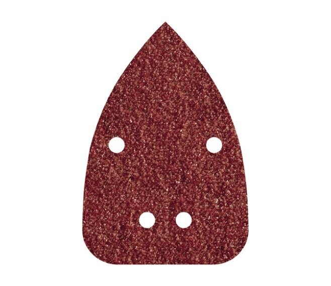 WOLFCRAFT - 10 FOGLI ABRASAVI VELCRATI PER LEGNO E METALLO 96 X 136 MM. GRANA 120 GR. 1763000