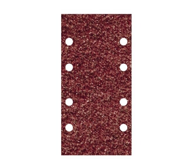 WOLFCRAFT - 10 STRISCE ABRASIVE IN VELCRO PER LEGNO E METALLO 93 X 185 MM. GRANA 120 GR. 1768000