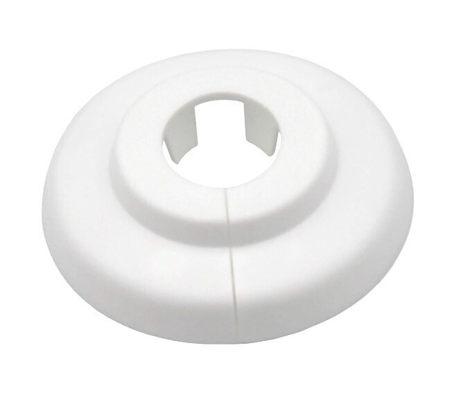 TIRINNANZI - ROSETTE COPRIFORO SINGOLE 16 MM. PER COPERTURA TUBI DI RISCALDAMENTO PACK 10 PEZZI