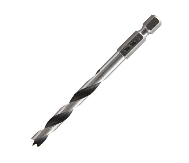 WOLFCRAFT - PUNTA PER LEGNO ELICOIDALE CV CODOLO ESAGONALE DN. 5 MM. 7263000