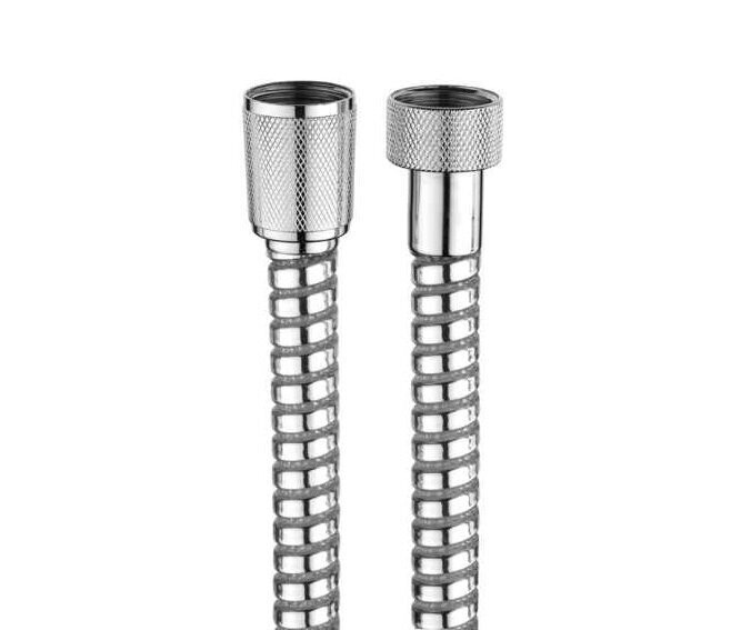 BOSSINI - FLESSIBILE DOCCIA STRETCH FLEX 1/2" X 1/2" FF CONICO CM. 150 CROMO A00101