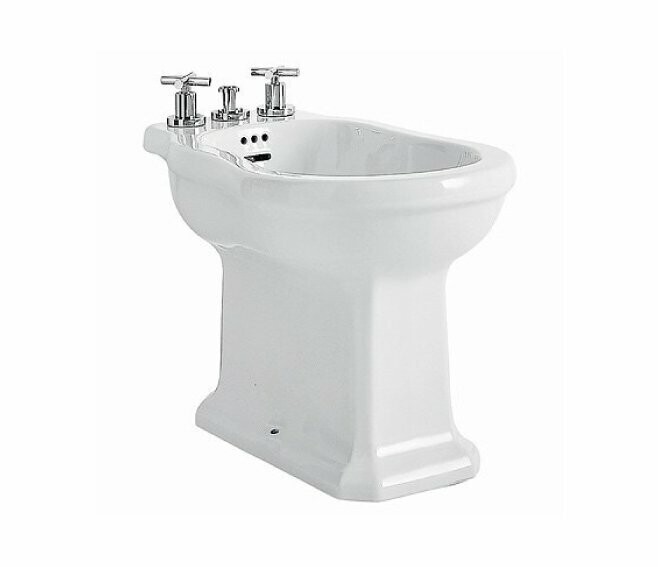 POZZI GINORI - MONTEBIANCO BIDET MONOFORO A PAVIMENTO BIANCO 07251000