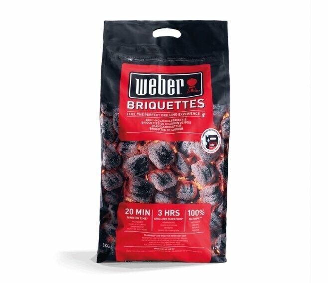 WEBER® - BRICCHETTI DI CARBONE SACCO DA 8 KG. 17591
