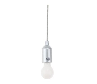 KING HOME - LAMPADINA LED K-LIGHT A BATTERIA CON CORDA ARGENTO L1776291