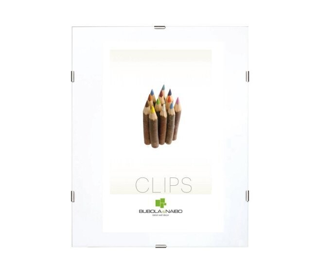 BUBOLA & NAIBO - CORNICE CLIPS SERIE BASIC A GIORNO 30 X 45 CM. GIO NO 13