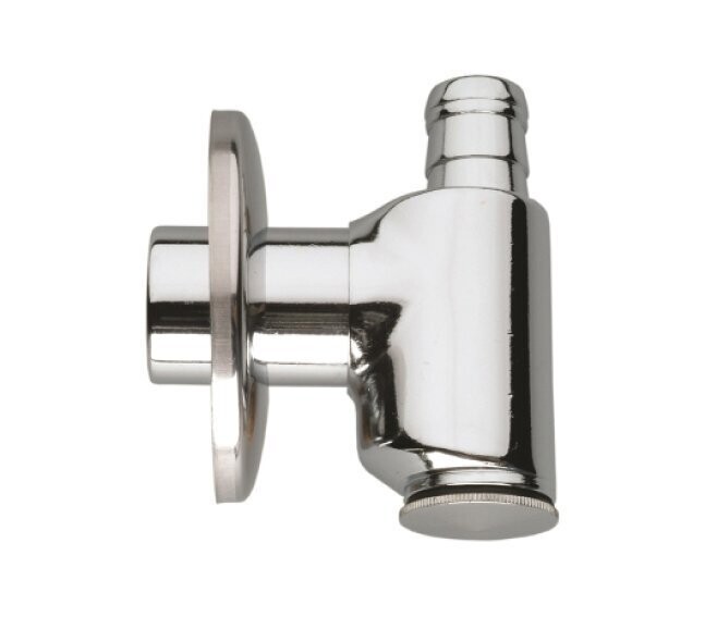 LUXOR - SIFONE CROMATO PER SCARICO LAVATRICE/LAVASTOVIGLIE PER ESTERNO Ø 32X40 MM.