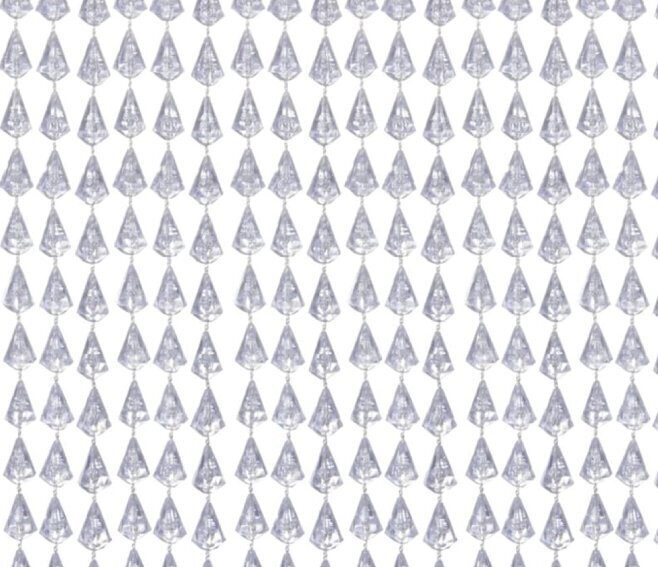 VERDELOOK - TENDA GOCCIA IN PLASTICA CRISTAL 120 X 240 CM. 96 FILI 820/52