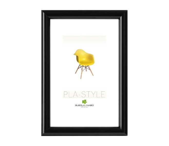 BUBOLA & NAIBO - CORNICE PLA-STYLE SERIE BASIC IN PLASTICA COLORE NERO 18 X 24 CM. PLA01 NE 06