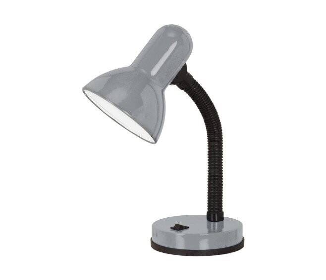 EGLO - BASIC LAMPADA DA SCRIVANIA 30 CM. 1X40W E27 ARGENTO 90977