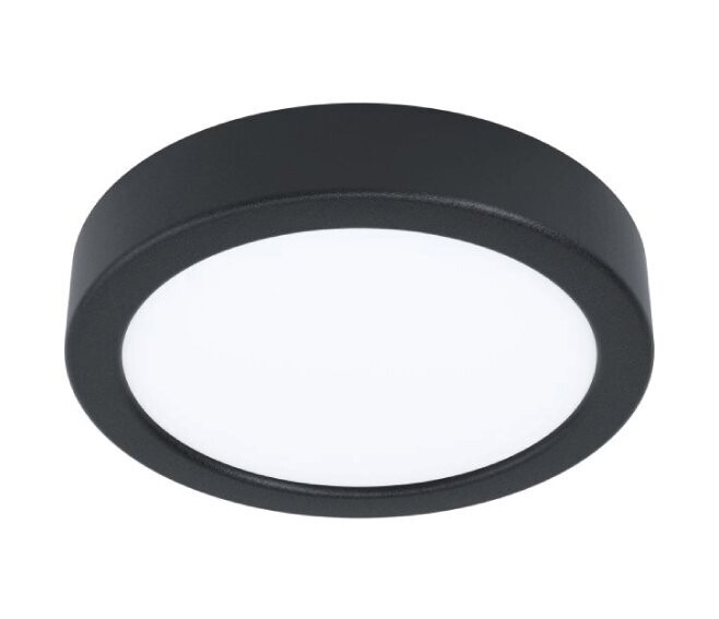 EGLO - FUEVA 5 PLAFONIERA LED IN METALLO NERO 11W DN. 160 MM. 4000K 1350LM 99233