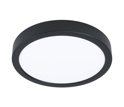 EGLO - FUEVA 5 PLAFONIERA LED IN METALLO NERO 11W DN. 210 MM. 4000K 2100LM 99234