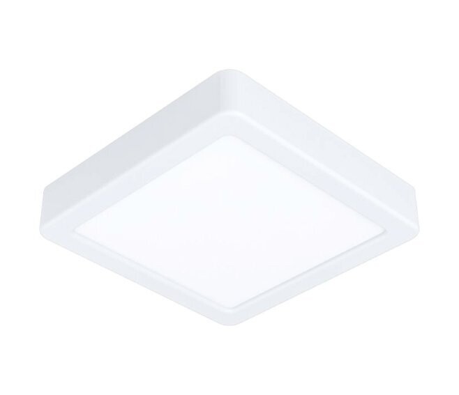 EGLO - FUEVA 5 PLAFONIERA LED QUADRATA IN METALLO BIANCO 16X16 CM. 11W 4000K 1350LM 99246