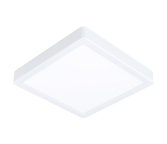 EGLO - FUEVA 5 PLAFONIERA LED QUADRATA IN METALLO BIANCO 21X21 CM. 17W 3000K 2000LM 99237
