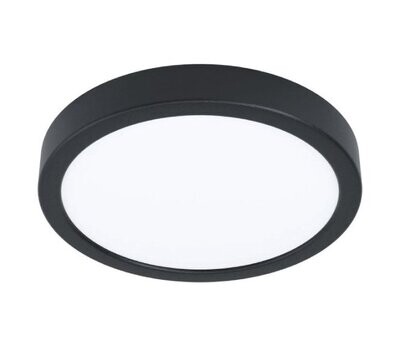 EGLO - FUEVA 5 PLAFONIERA LED IN METALLO NERO 17W DN. 210 MM. 3000K 2000LM 99223