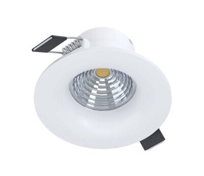 EGLO - SALICETO LAMPADA LED DA INCASSO IN ALLUMINIO BIANCO 6W DN. 88 MM. 2700K 380LM 98243