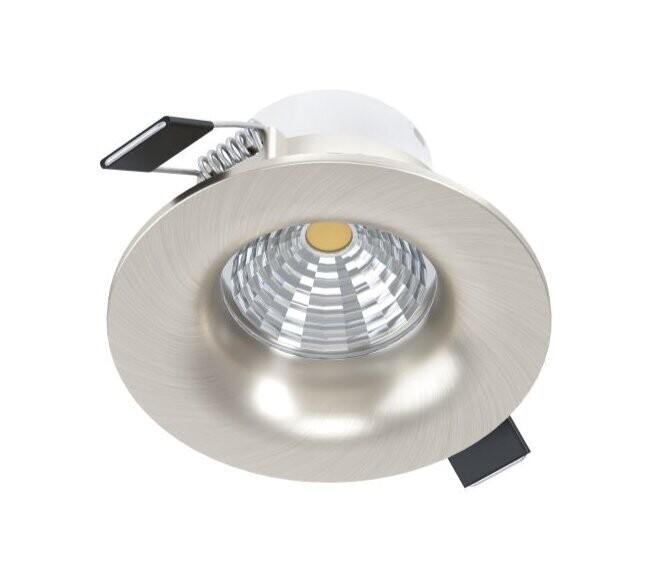 EGLO - SALICETO LAMPADA LED DA INCASSO IN ALLUMINIO NICKEL OPACO 6W DN. 88 MM. 2700K 380LM 98244