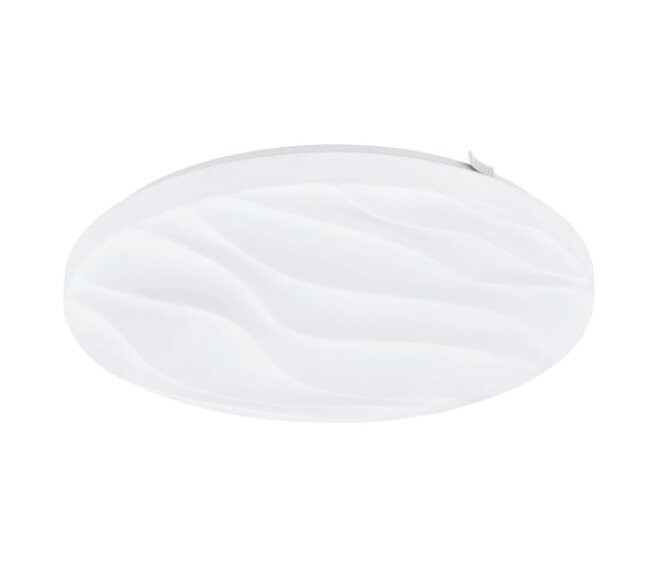 EGLO - BENARIBA PLAFONIERA A LED DECORO ONDE BIANCO DN. 33 CM. 14,6W 3000K 1600LM 99343