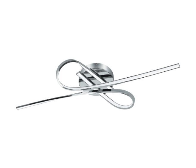 EGLO - SELVINA PLAFONIERA A LED CROMO 70X42X(H)15 CM. 19W 3000K 2700LM 96329