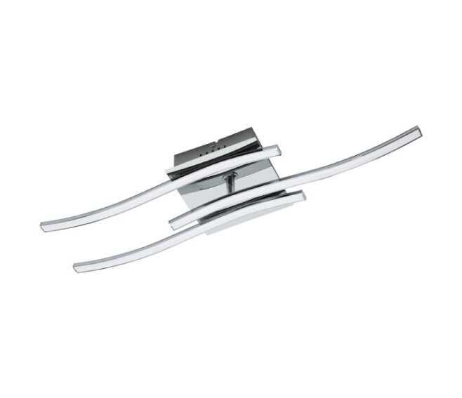 EGLO - VALMORA PLAFONIERA A LED CROMO 59X12,5X(H)9 CM. 12W 3000K 1700LM 96326