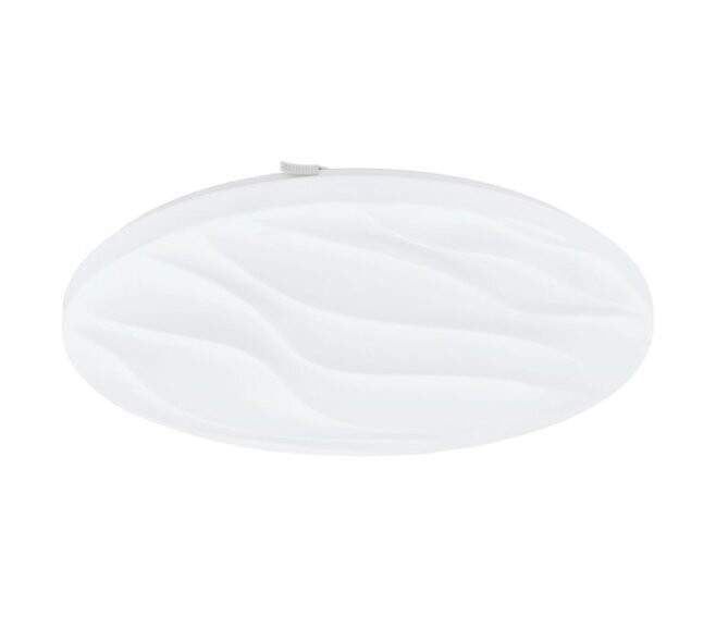 EGLO - BENARIBA PLAFONIERA A LED DECORO ONDE BIANCO DN. 55 CM. 8X4,4W 3000K 4240LM 99465