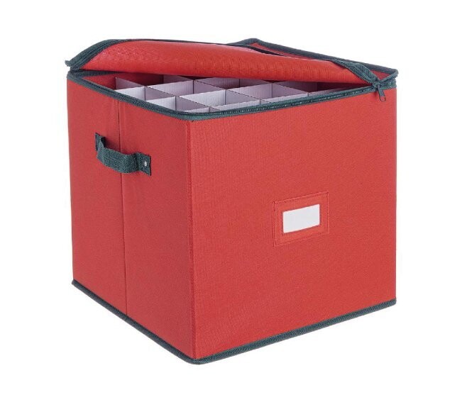 BIZZOTTO - CONTENITORE XMAS ROSSO PER 27 SFERE DI NATALE D100 0939282