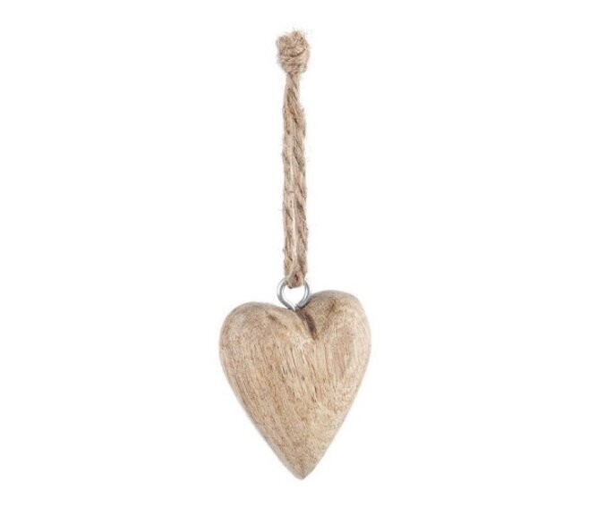 BIZZOTTO - PENDAGLIO HALEY NATURALE IN LEGNO A FORMA DI CUORE 0929845