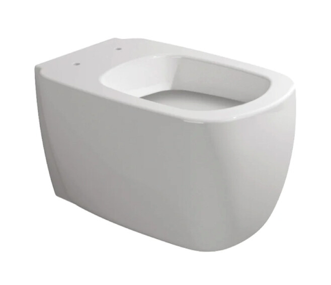 FLAMINIA - MONO' VASO WC SOSPESO CON BRIDA IN CERAMICA BIANCO MN118